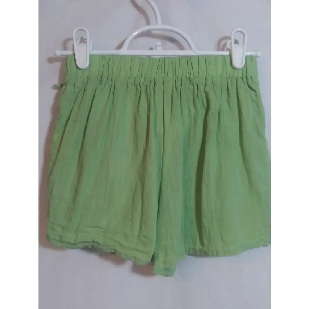 Kate Mack Light Green Two Piece Skort Cotton Set Lightweight Size 7
